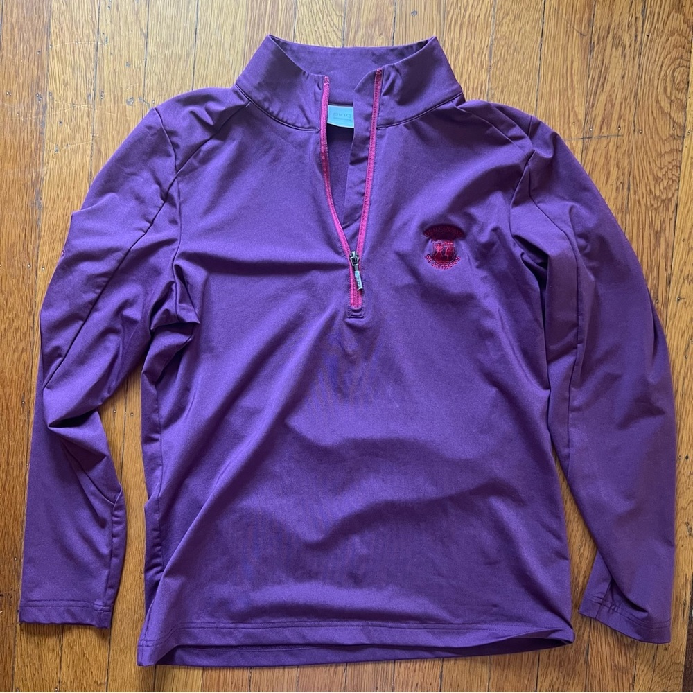 Ping Purple Quarter-Zip Women's Top